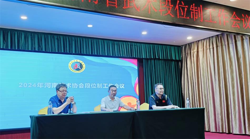 2024年河南省武术协会段位制工作会议
