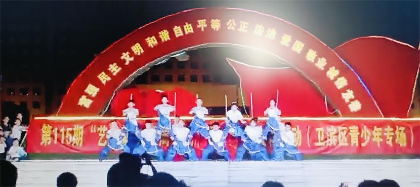 秣马厉兵展英姿、朱召小学武术校队暑期活动风采